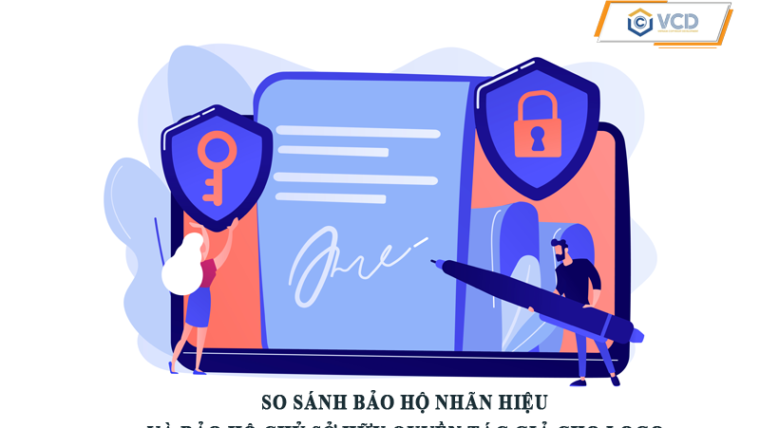 So sánh bảo hộ nhãn hiệu và bảo hộ chủ sở hữu quyền tác giả cho logo